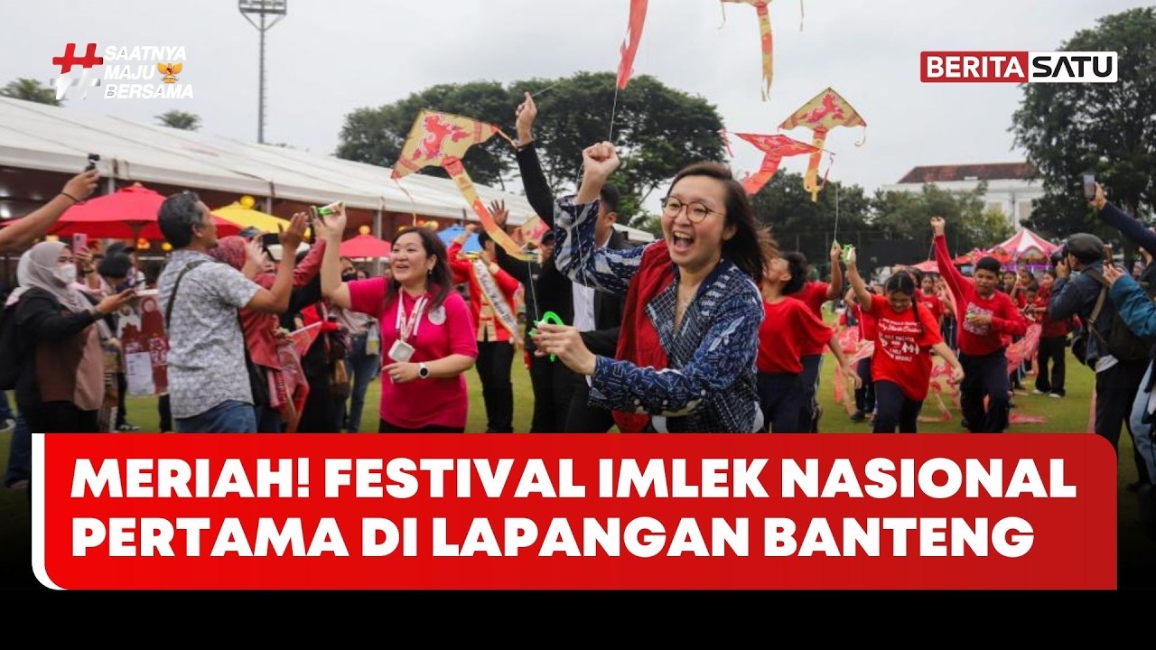 Meriah! Festival Imlek Nasional Pertama di Lapangan Banteng #beritasatu