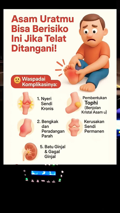 PENTING..!?! Asam uratmu bisa beresiko jika telat di tangani #kesehatan