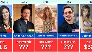 TOP 50 Richest Actors or Actress in the World in 2024