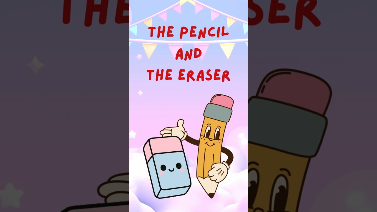 The Pencil and The Eraser | Story for Kids 
