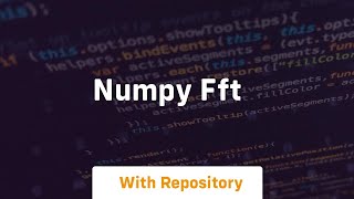 numpy fft