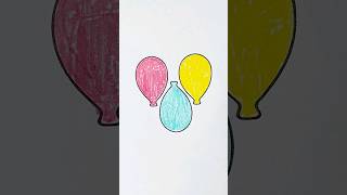 coloring page balloons