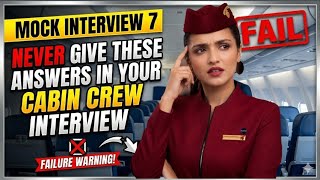 CABIN CREW MOCK INTERVIEW DAY 7|| CABIN CREW INTERVIEW PREPRATION