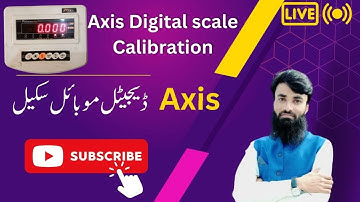 Axis Pelican Plus Weighing Indicator Calibration | Digital Mobile Scale | HM pak Tech