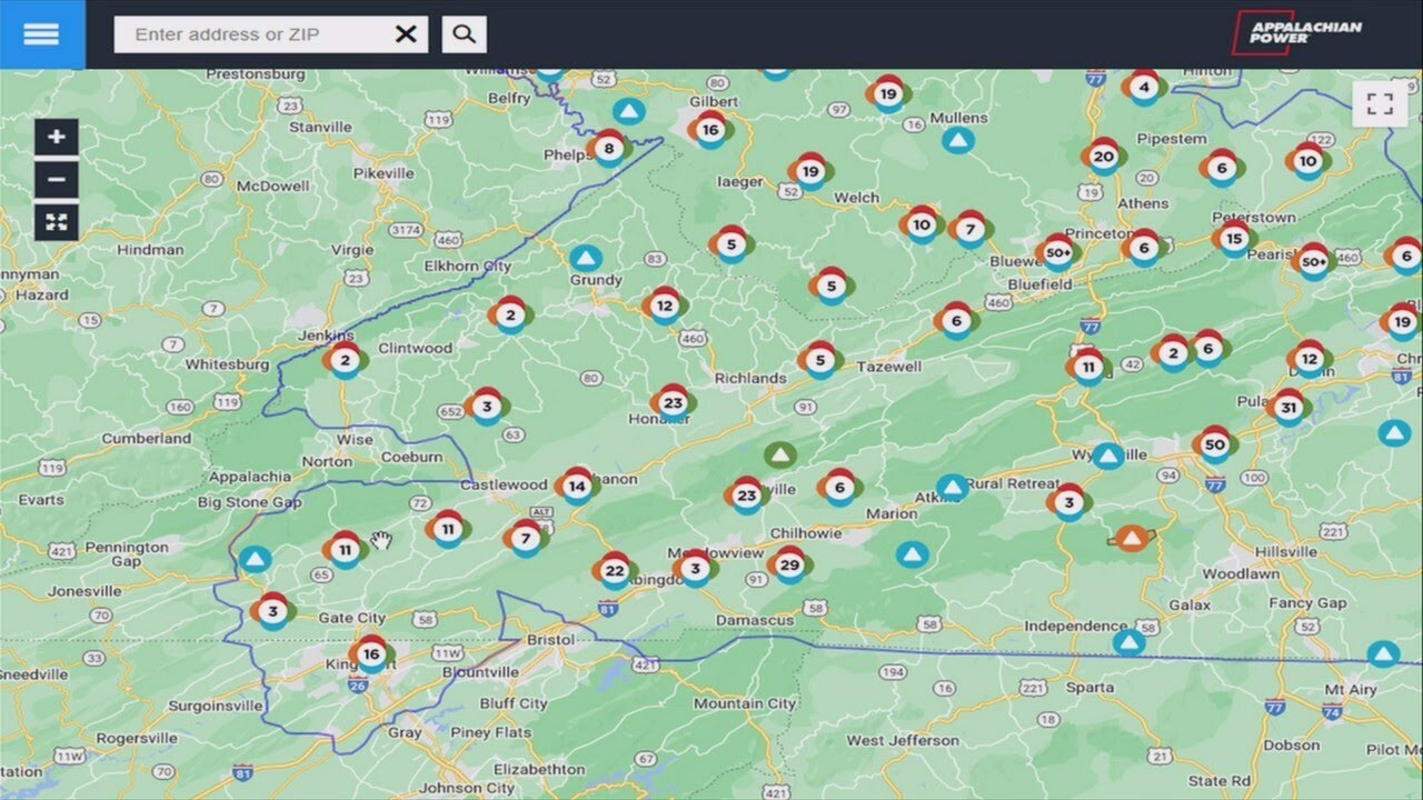 Thousands without power in Southwest Virginia - YouTube