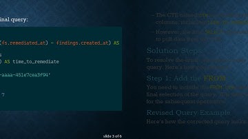 How to Fix the Postgres SQL Query Error: "Column Does Not Exist"