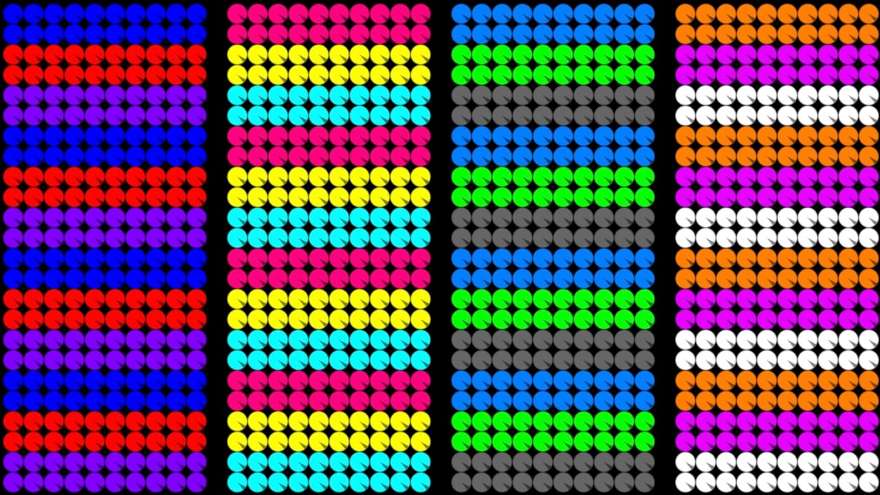 25 Colors Don't Fall Out - Survival Marble Race In Algodoo