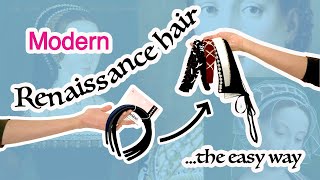 Let's make some historically inspired headbands based on Medieval, Reniassance, and Tudor hairstyles