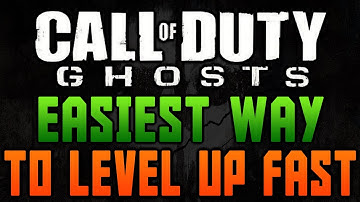 COD Ghosts: How to Get Extremely Fast XP and Alot of Squad Points - Level Up Fast!