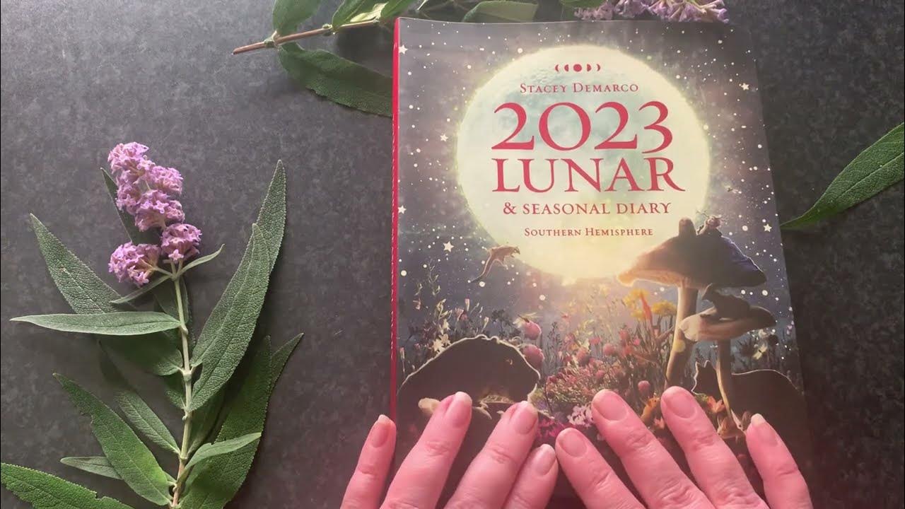 2023 Lunar and Seasonal diary by Stacey DeMarco flip through YouTube