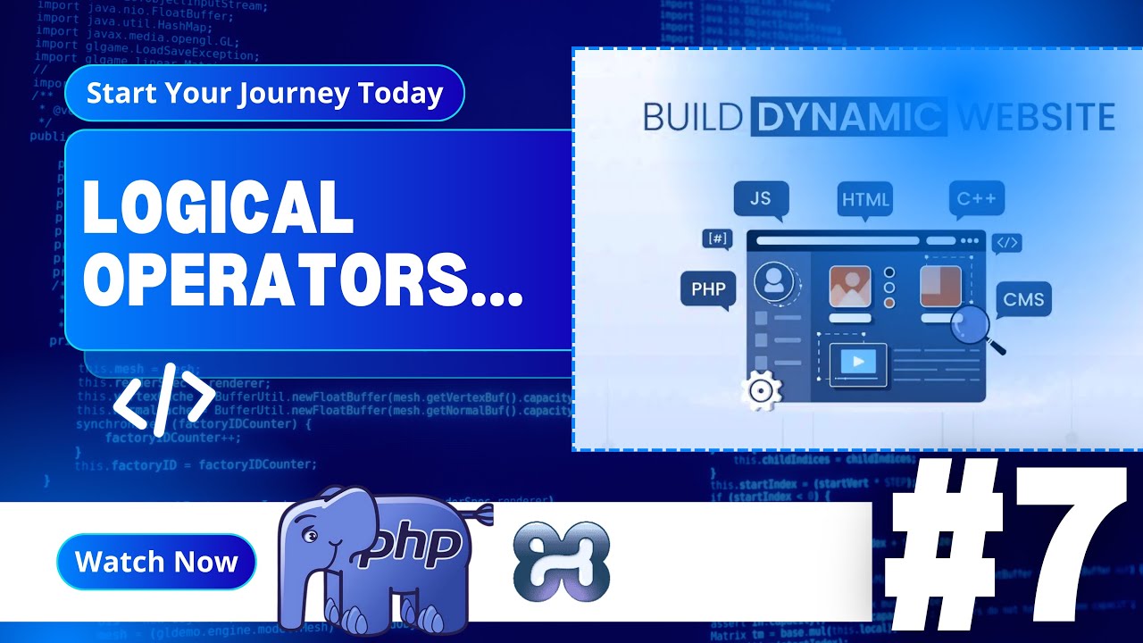 PHP Crash Course #7 - Logical Operators 
