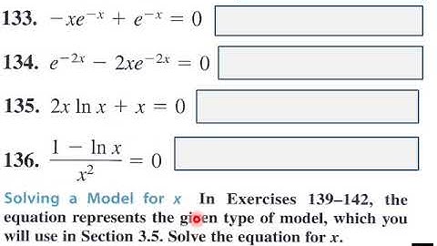 3 4 Solving Exponential Log Equations P Calc HW L V Pt 3
