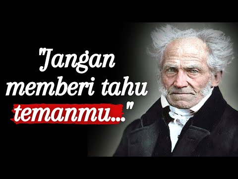 Video: Arthur Schopenhauer. Kutipan tentang jalan dan kehidupan manusia