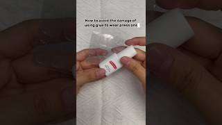 How to avoid damaging nail beds after using nail glue?💅#trendynails#handmadenails