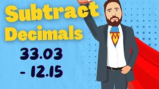HOW TO Subtract Decimals | The Maths Guy