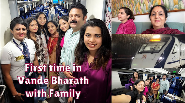 First time in Vande Bharath with full family |Sindhu krishna