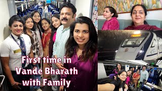 First time in Vande Bharath with full family |Sindhu krishna