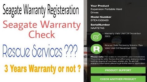 How to Register Seagate Expansion Drive || How To Check Warranty || Educational House