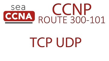 Certificación Cisco CCNP Route 300 101 - TCP UDP