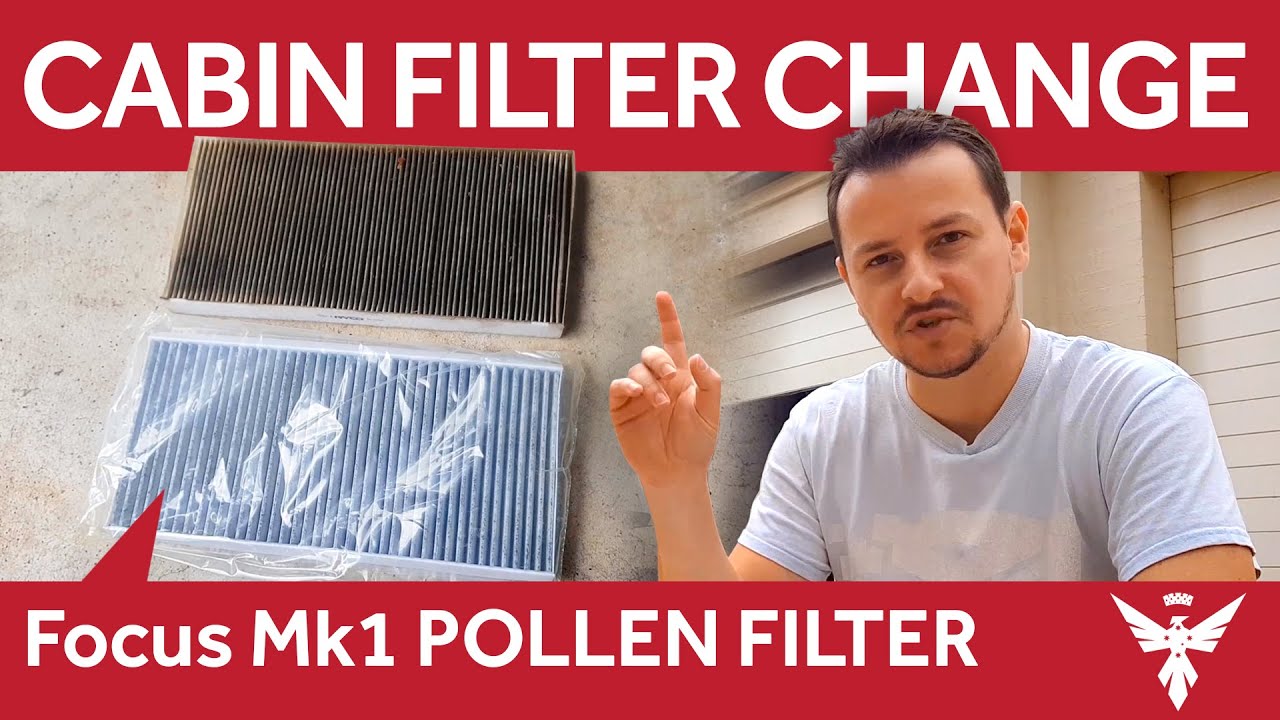 Cabin Filter Replacement Pollen Filter Change Ford Focus Mk1 / LR