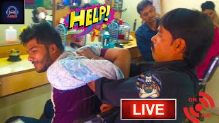 INDIAN BARBER ASMR 🔴LIVE  | Mumbai - India (Original Salon Sound ASMR for Sleep)