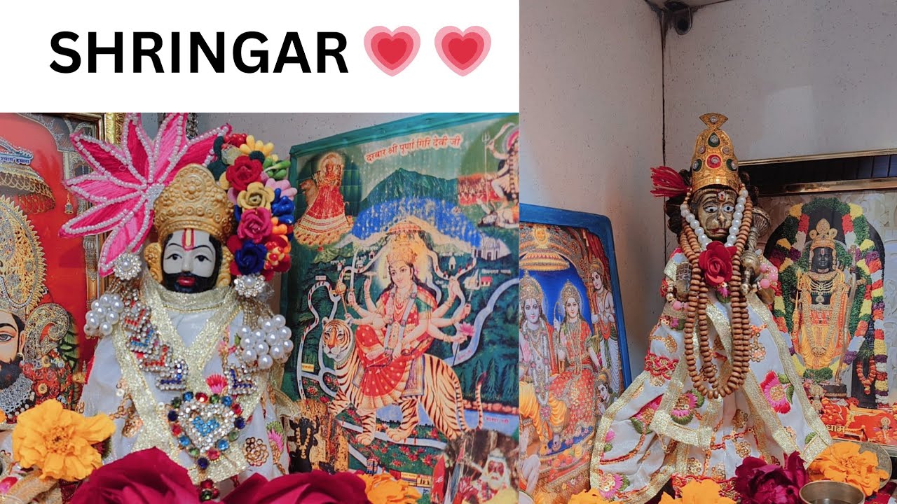 Khatu shyam ji or Hanuman ji ka shringar❤️🧿shringar kaise kare?🤔New shringar@RadheRadhe-789-p1h 