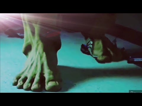 Hulk's feet back and forth reversed, speed up and Slowed 2003