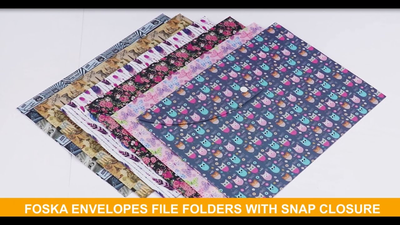 Foska Good Quality Waterproof Plastic File Bag W210-32