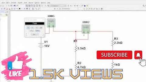 How to Measure Current in Series-Parallel Circuit Using Multisim? #multisim #measurecurrent