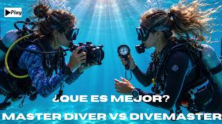 ¿Qué nivel de buceo necesitas? Divemaster vs Master Diver
