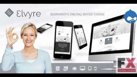 Preview Elvyre - Responsive Drupal Theme TForest