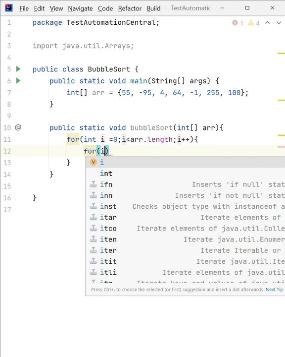 Bubble Sort - Data Structure and Algorithm Tutorials - GeeksforGeeks