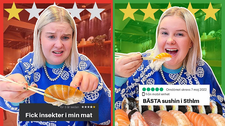 Testar Stockholms BÄSTA och SÄMSTA sushi-restaurang