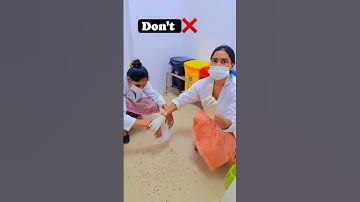 Blood spill management # bloodspill#saftyfirst#staysafe#shortvideo#med