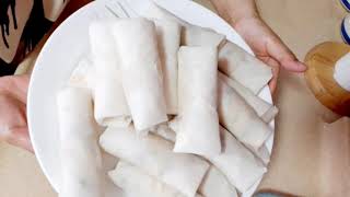 How to make spring roll‼️ Lumpia Ala Singapore