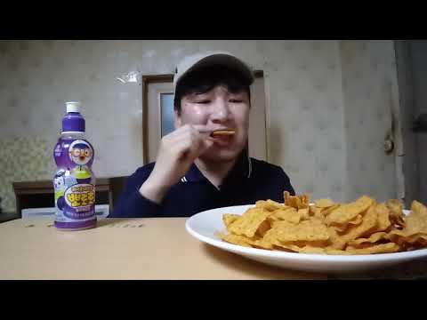 (Asmr)돌아온 썬칩과 뽀로로 먹방(eating mukbang)