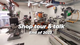 Shop tour and talk about my machines and some of the accessories