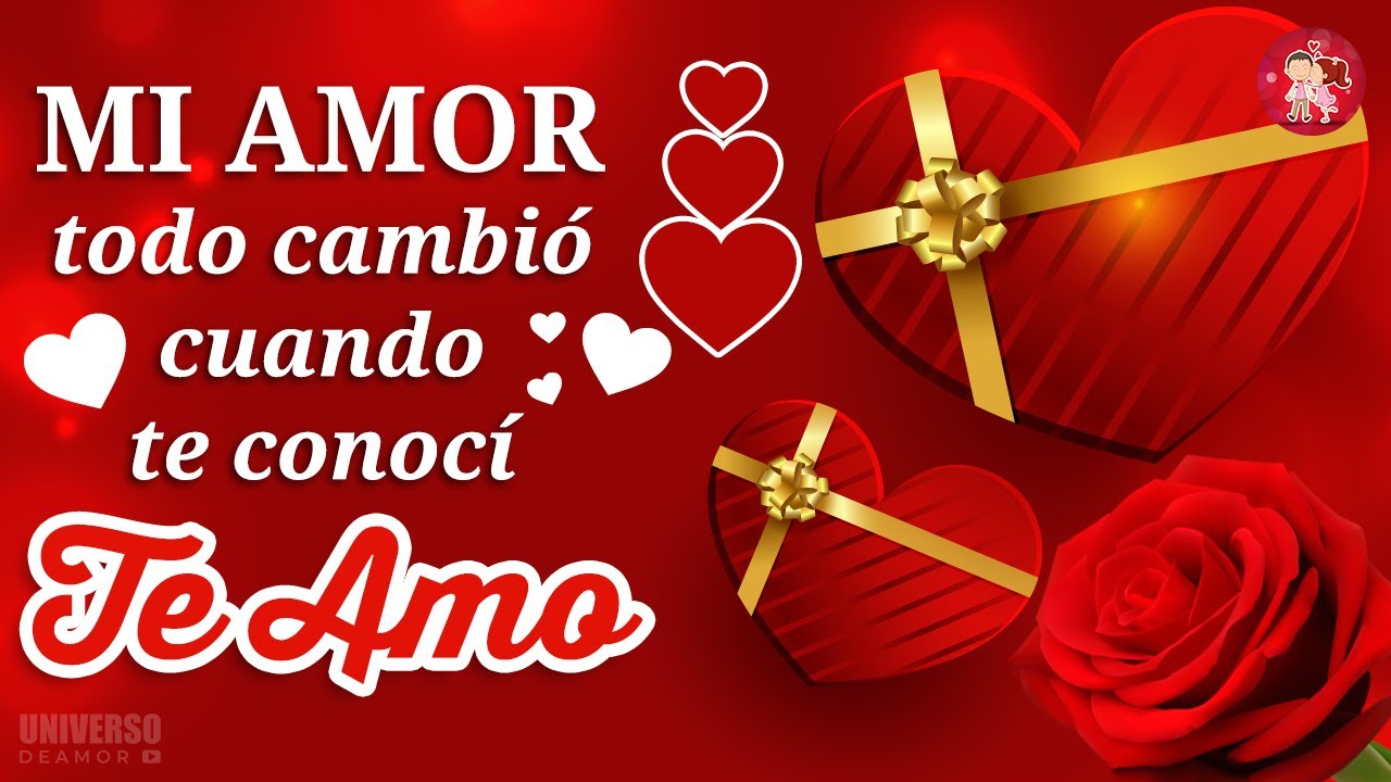 💌 El MENSAJE de Amor más Bonito es PARA TI ¡Escúchalo! 💝 Hay algo ...
