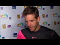Miami Open, Entrevista a Juan Martin Del Potro despues de su partido de 4ta Ronda