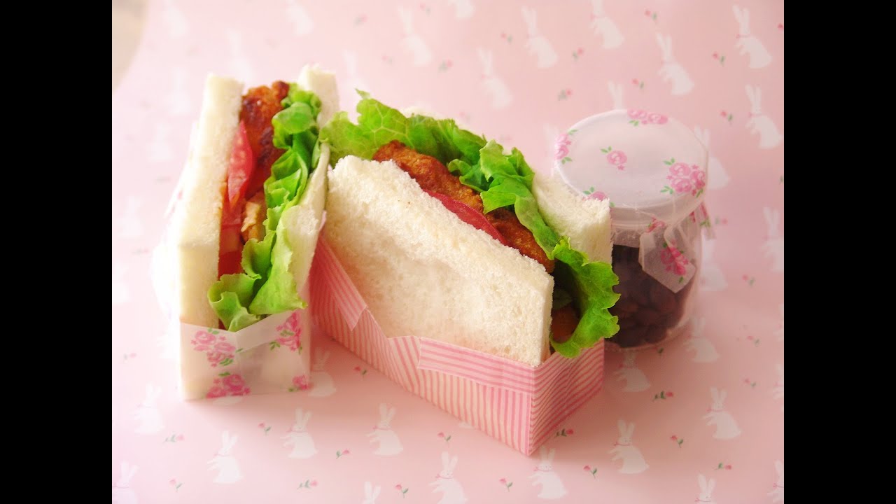 折纸 ~ 三明治纸盒How to Fold a Sandwich Box with Wax Paper