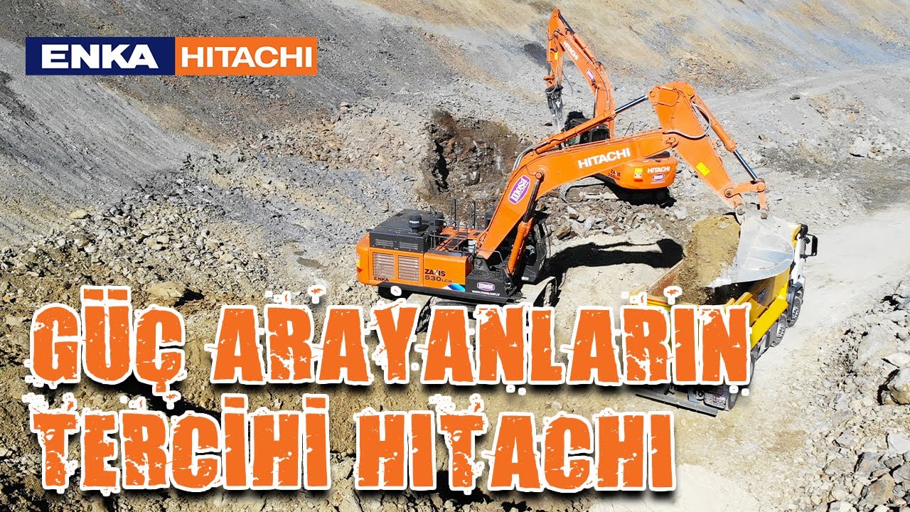Hitachi ZX250LCH-5A, ZX300LCH-5A, ZX530LCH-5A Ekskavatör Yol Yapım