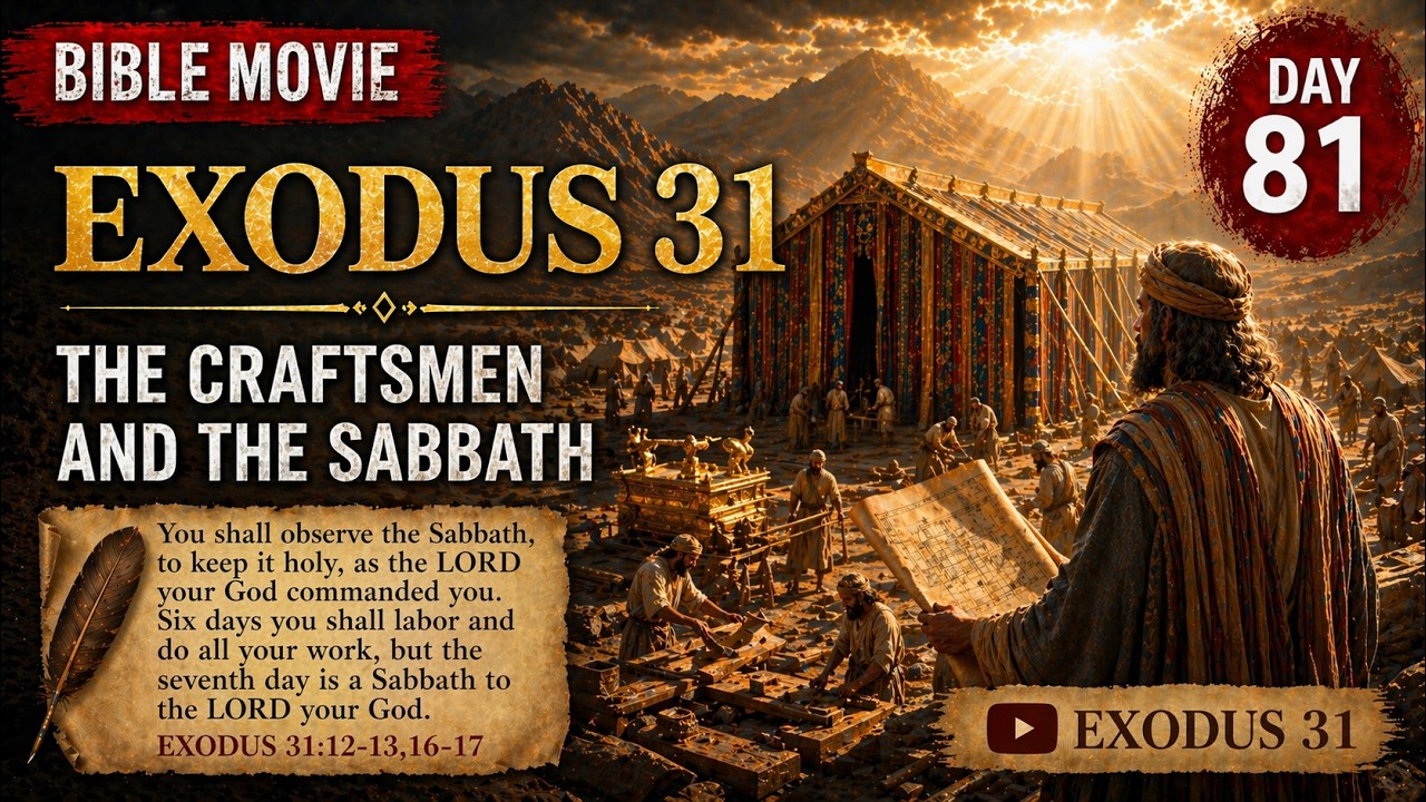 Day 81 |Bible Exodus 31 : Craftsmen And Sabbath [From Zero to Grace]# ...