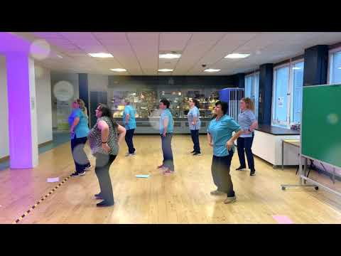 Pharmacy staff from NHS Tayside dance in memory of Ruby