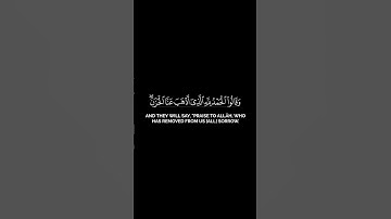 وقالوا الحمدلله الذي أذهب عنا الحزن رعد الكردي من سورة فاطر🌷