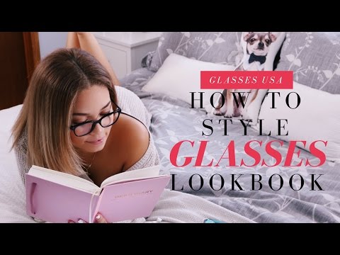 How To Style Glasses | Lookbook | Glasses USA | Ashley Bloomfield
