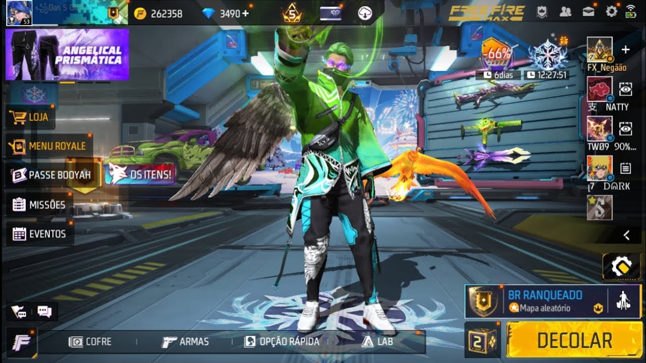 Pegando a Angelical Azul e upando a M1014 pro Level 7