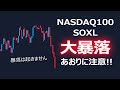 暴落煽りに気をつけろ！【NASDAQ100・SOXL】