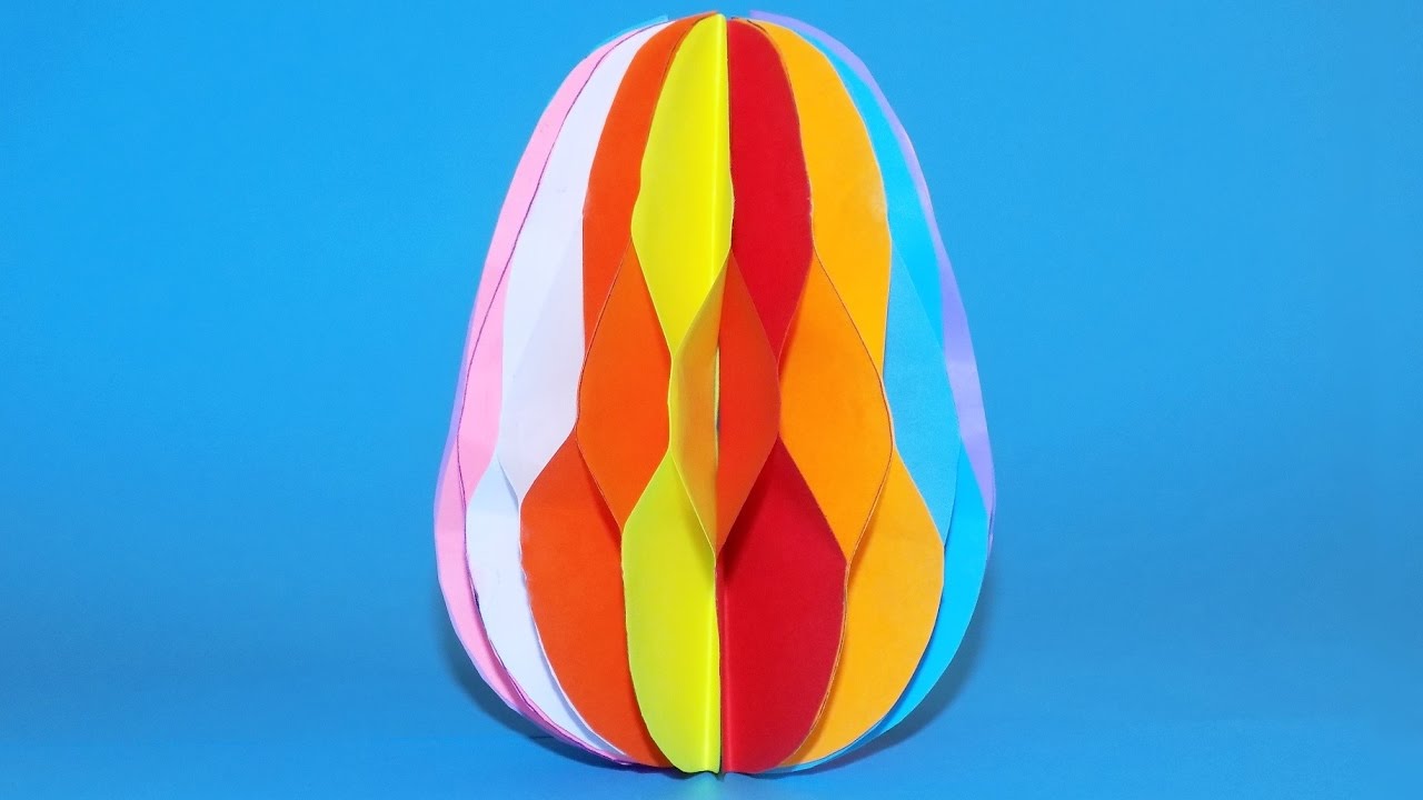 объемное пасхальное яйцо. яйцо из бумаги объемное. поделки к пасхе своими руками для детей. объемные яички из бумаги. пасхальное яйцо из бумаги.