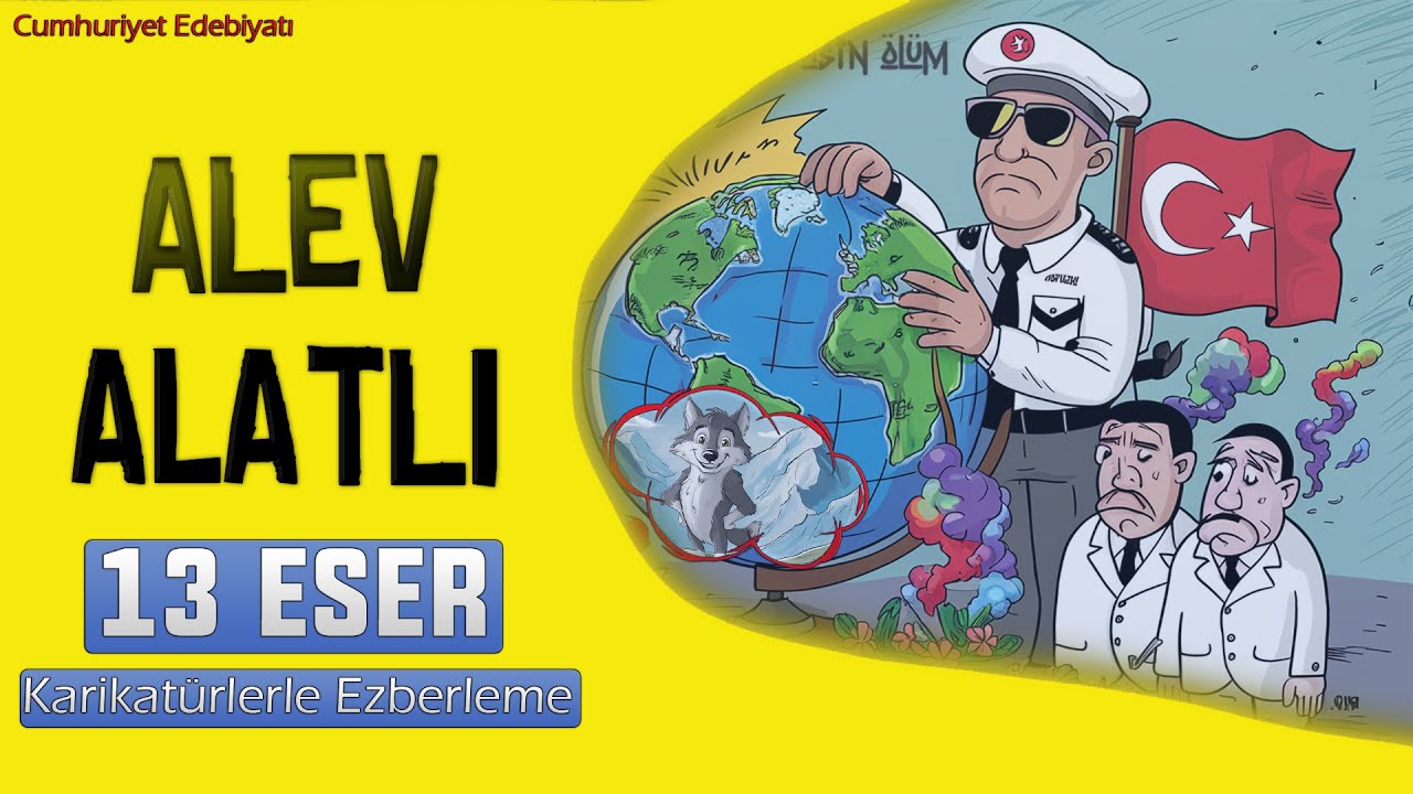 ALEV ALATLI Eserleri - Hafıza Teknikleri - Karikatürlerle Şifreleme