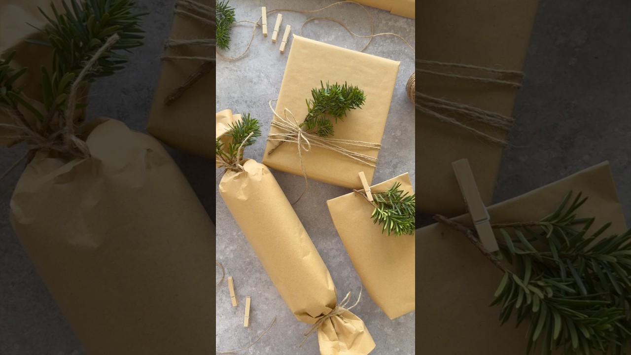 Geschenke einpacken &ndash; so geht&rsquo;s schnell & einfach! 🎁✨